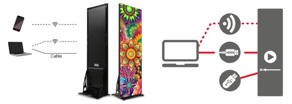 LED 포스터 디스플레이